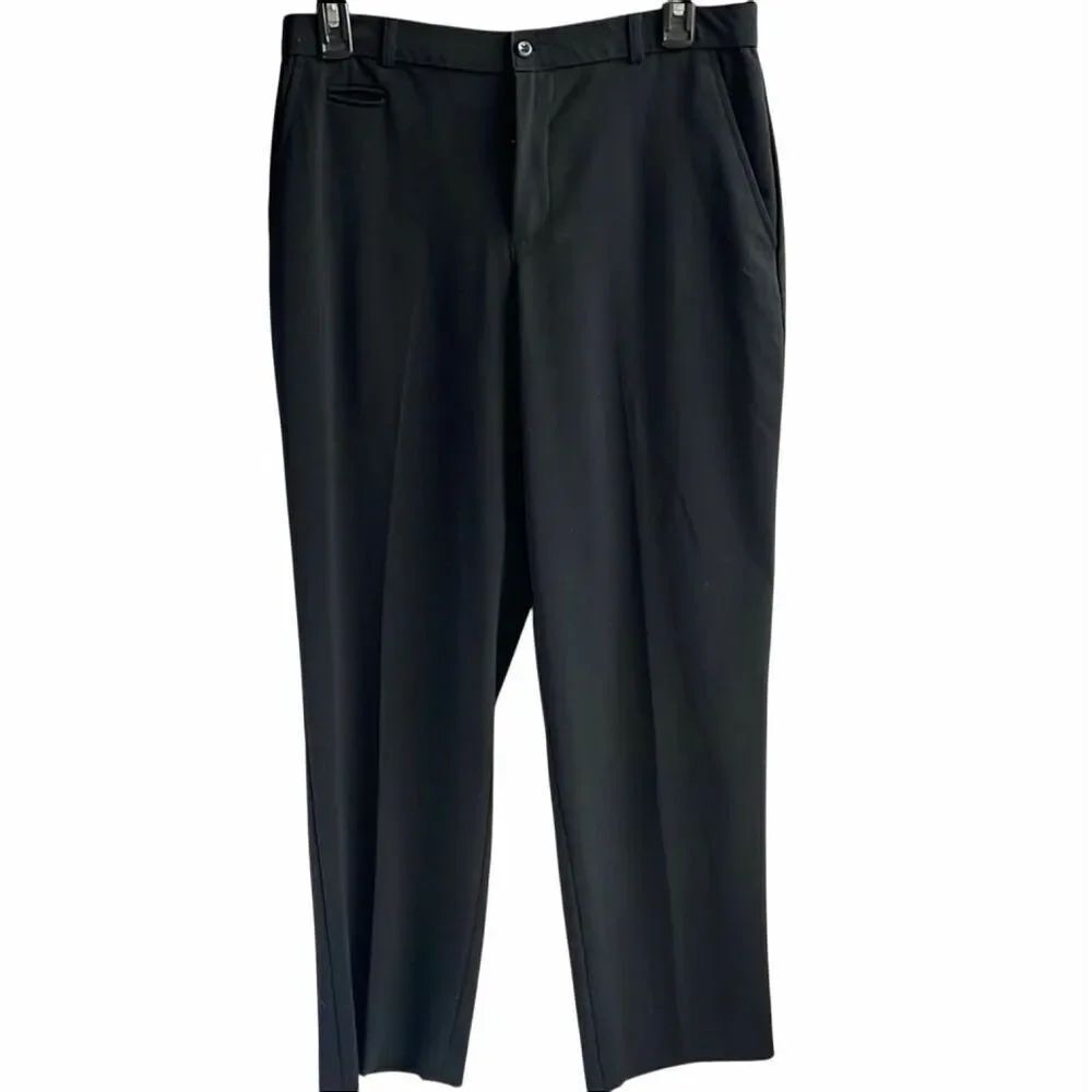 HAGGAR Women’s Petite Size 10P Average Dress Pants Trousers Black Career